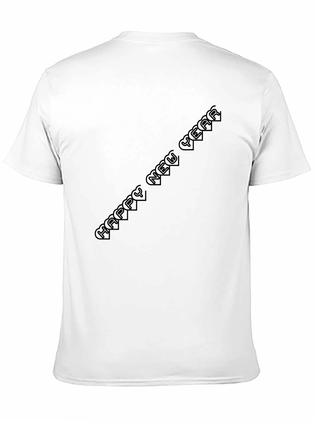 New Year Celebration Black T-Shirt