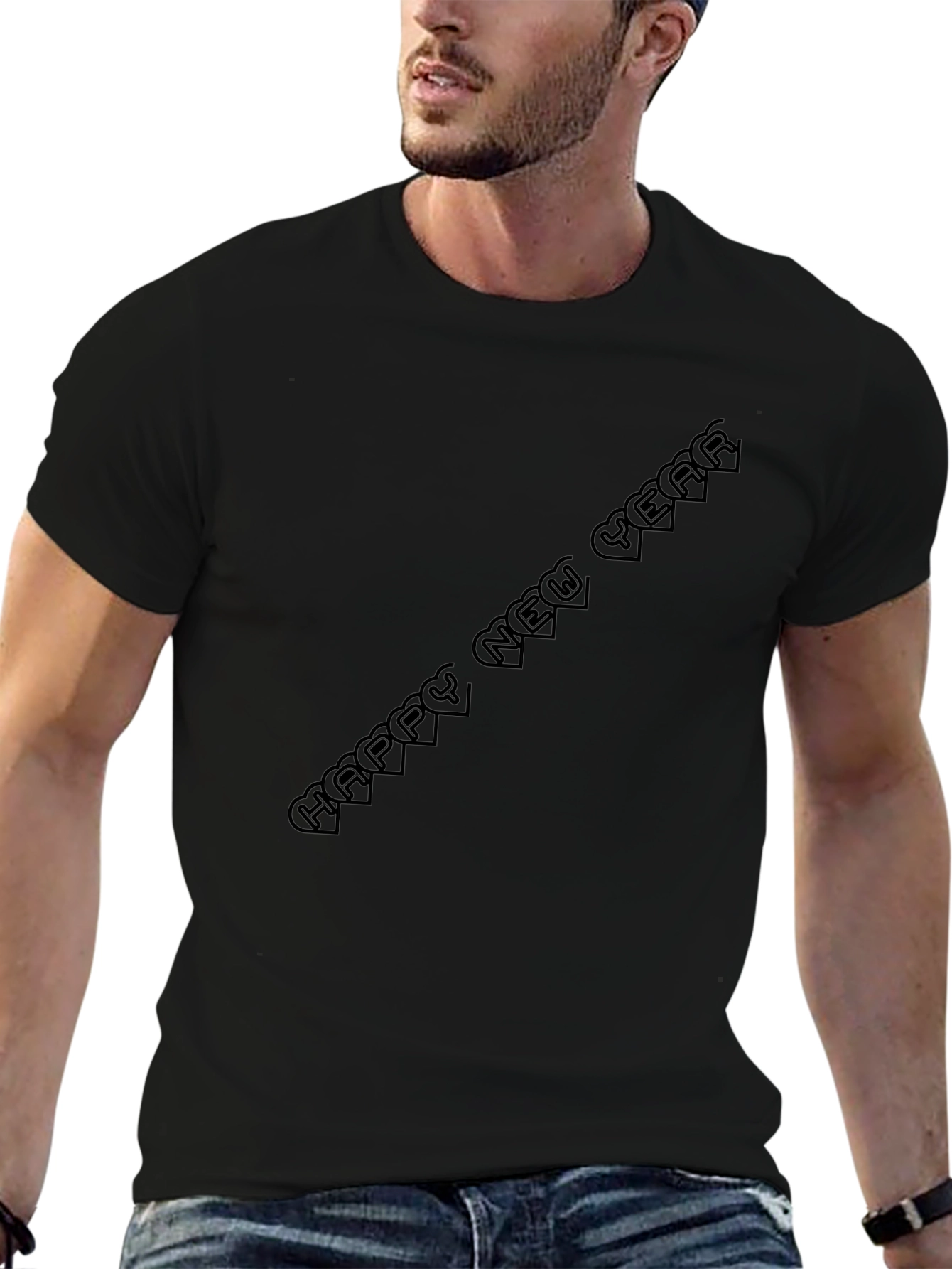 New Year Celebration Black T-Shirt