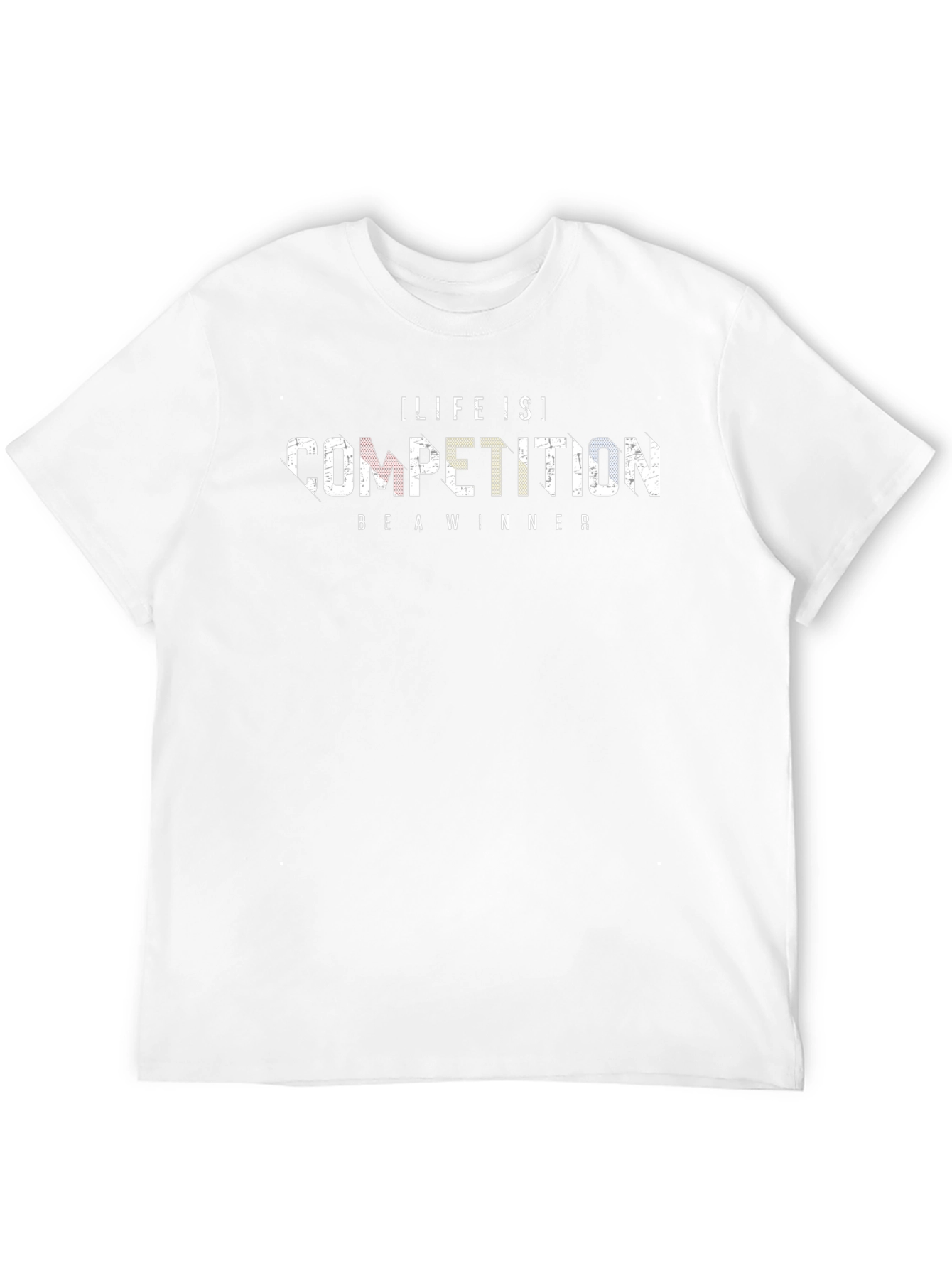 Life is Competition Black Graphic Tee