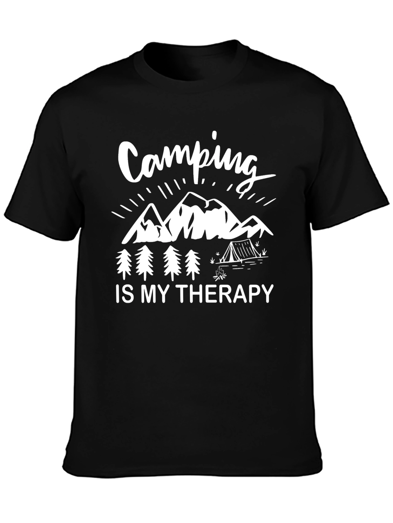 Camping is my Therapy Graphic T-Shirt