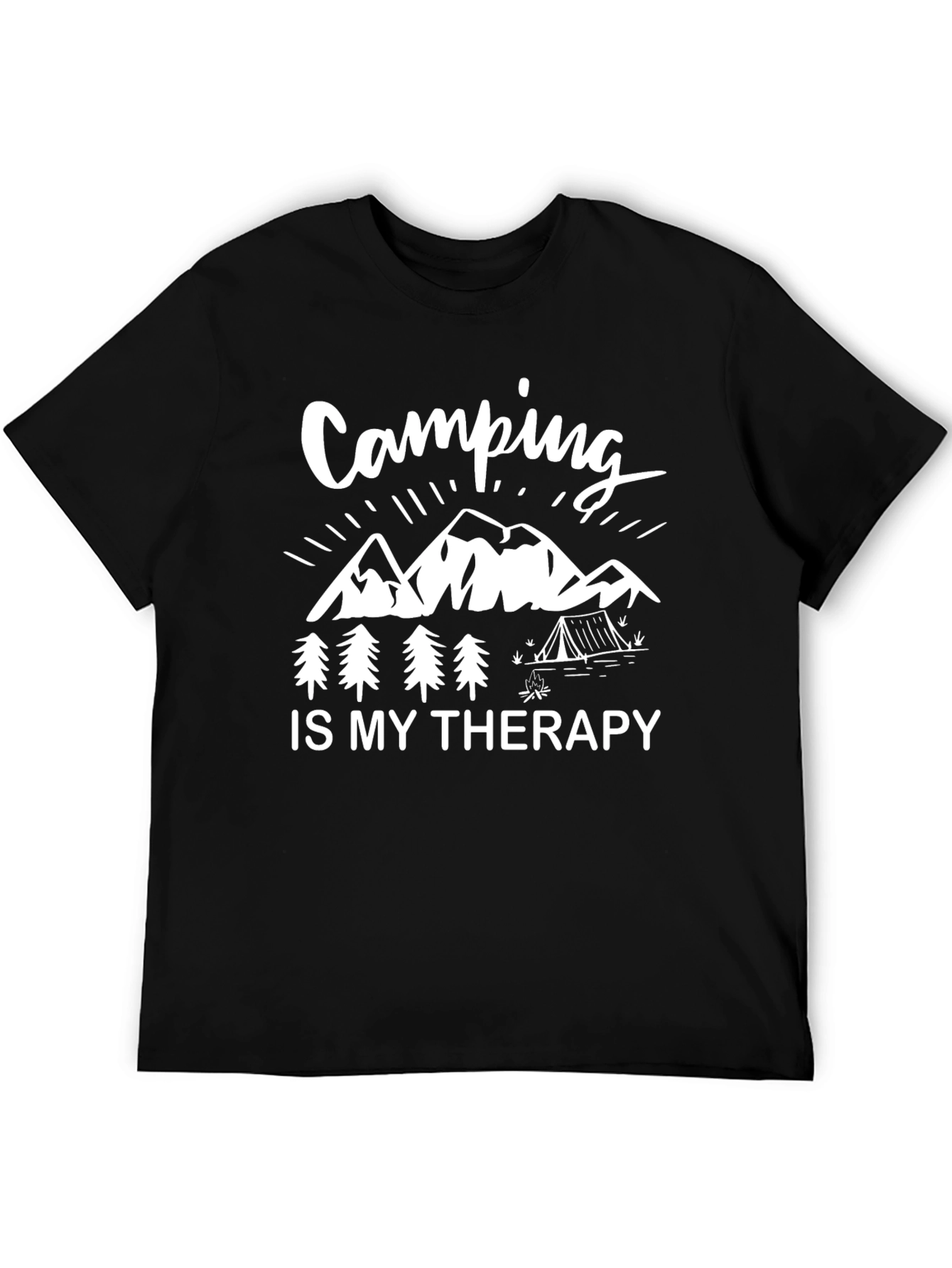Camping is my Therapy Graphic T-Shirt