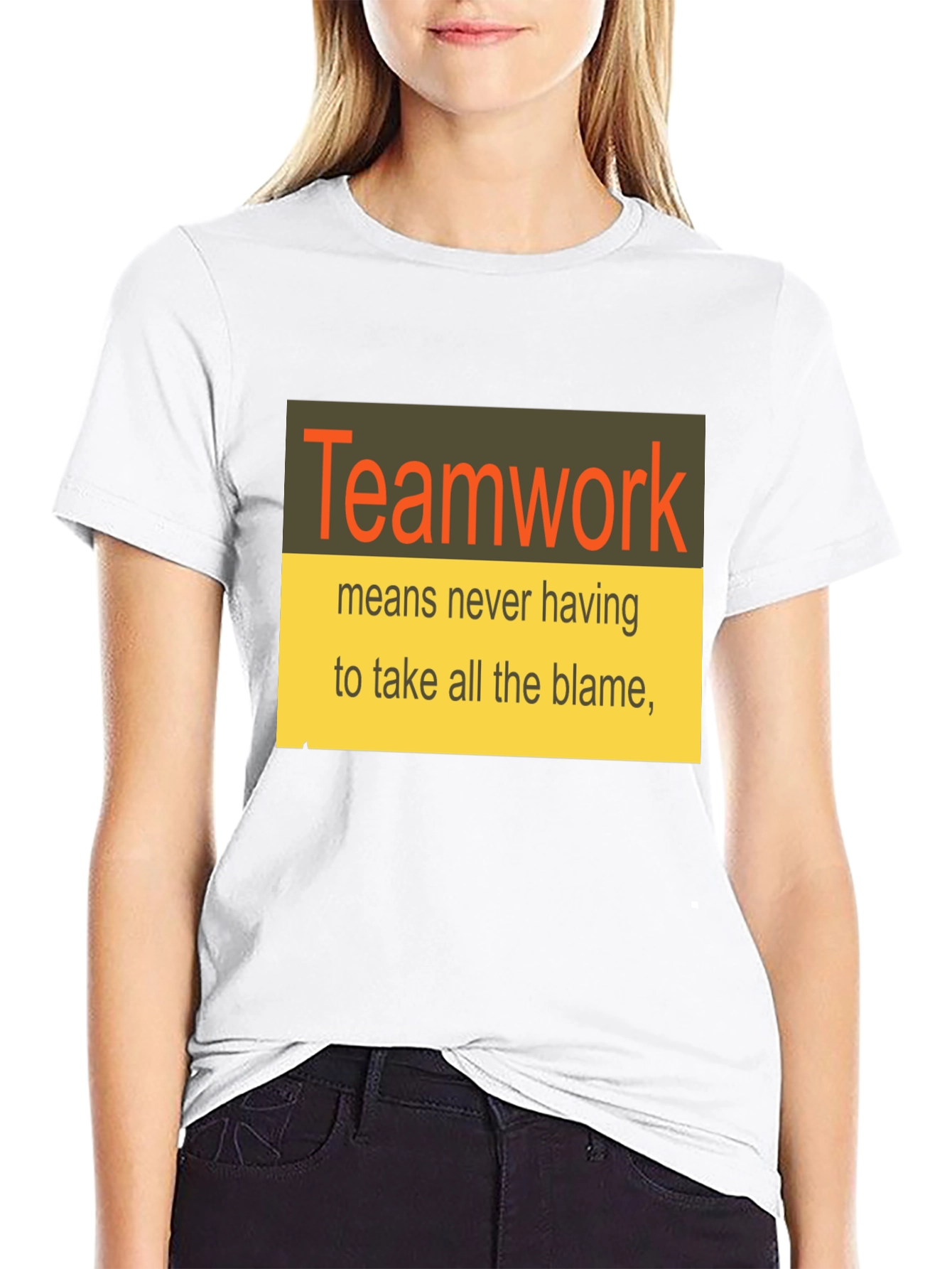 Teamwork T-Shirt Funny Slogan Tee