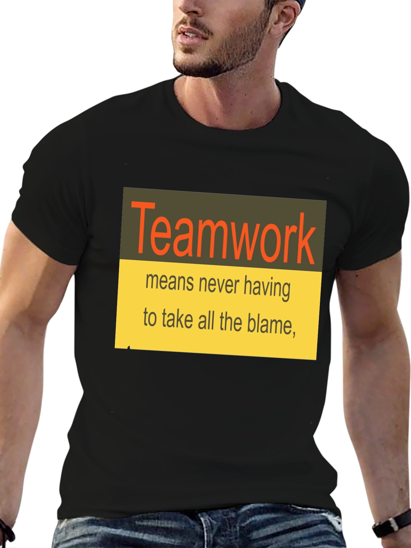 Teamwork T-Shirt Funny Slogan Tee