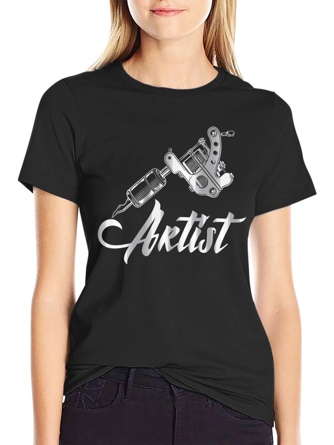Tattoo Artist Black Graphic Tee