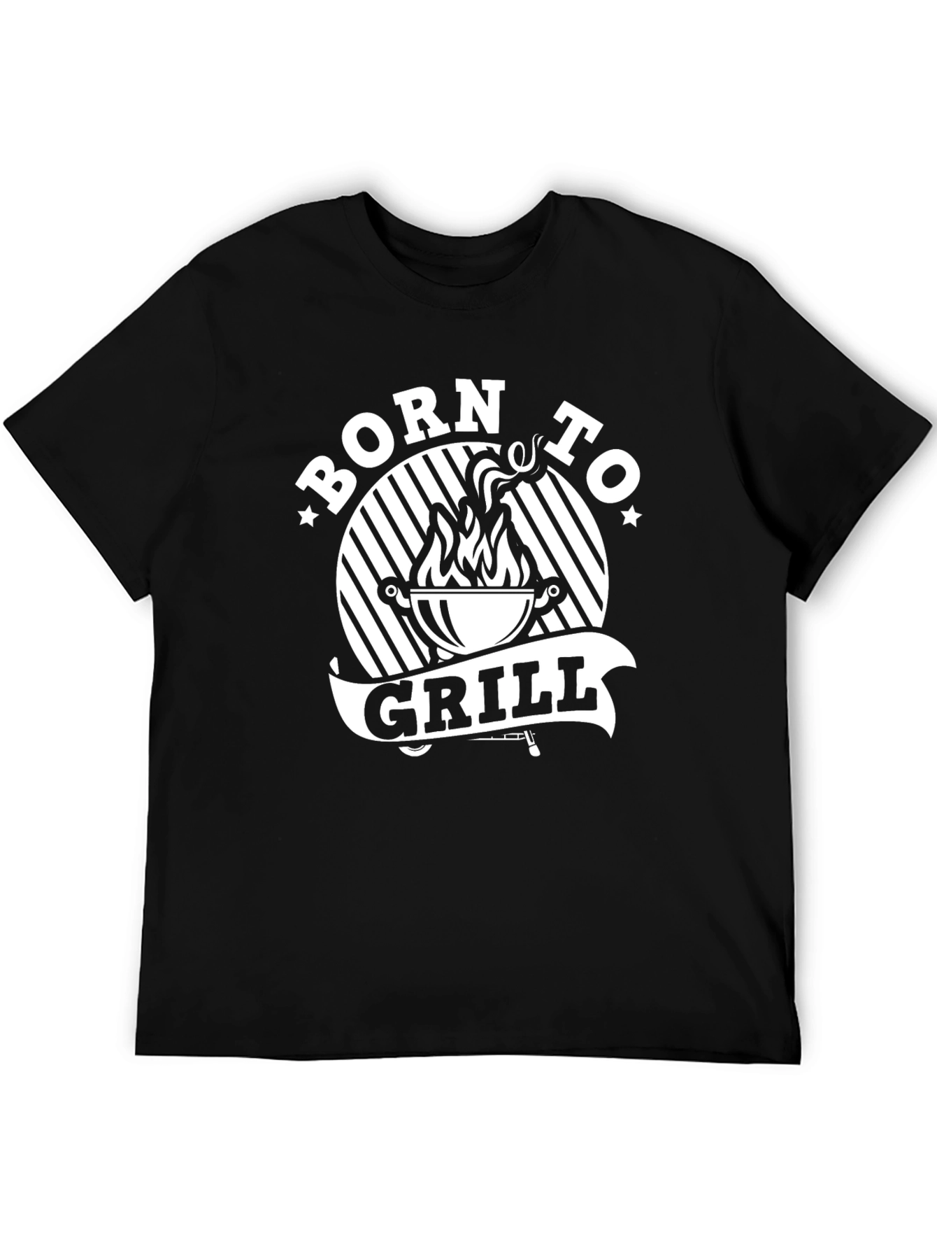 Born to Grill Black T-Shirt - BBQ Master