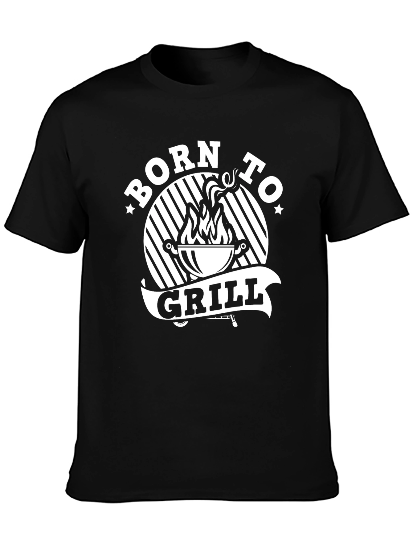 Born to Grill Black T-Shirt - BBQ Master