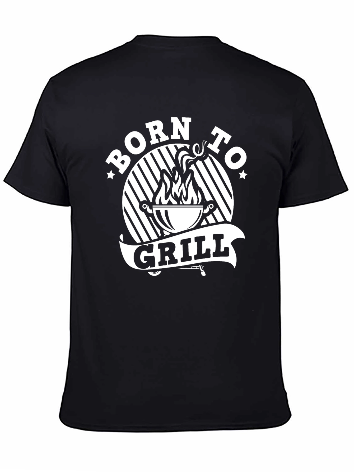 Born to Grill Black T-Shirt - BBQ Master