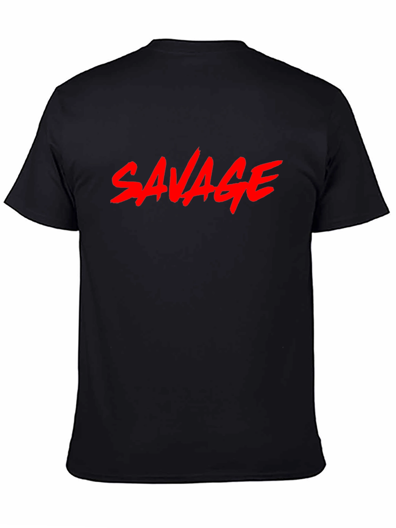Savage Graphic T-Shirt - Bold Red Print