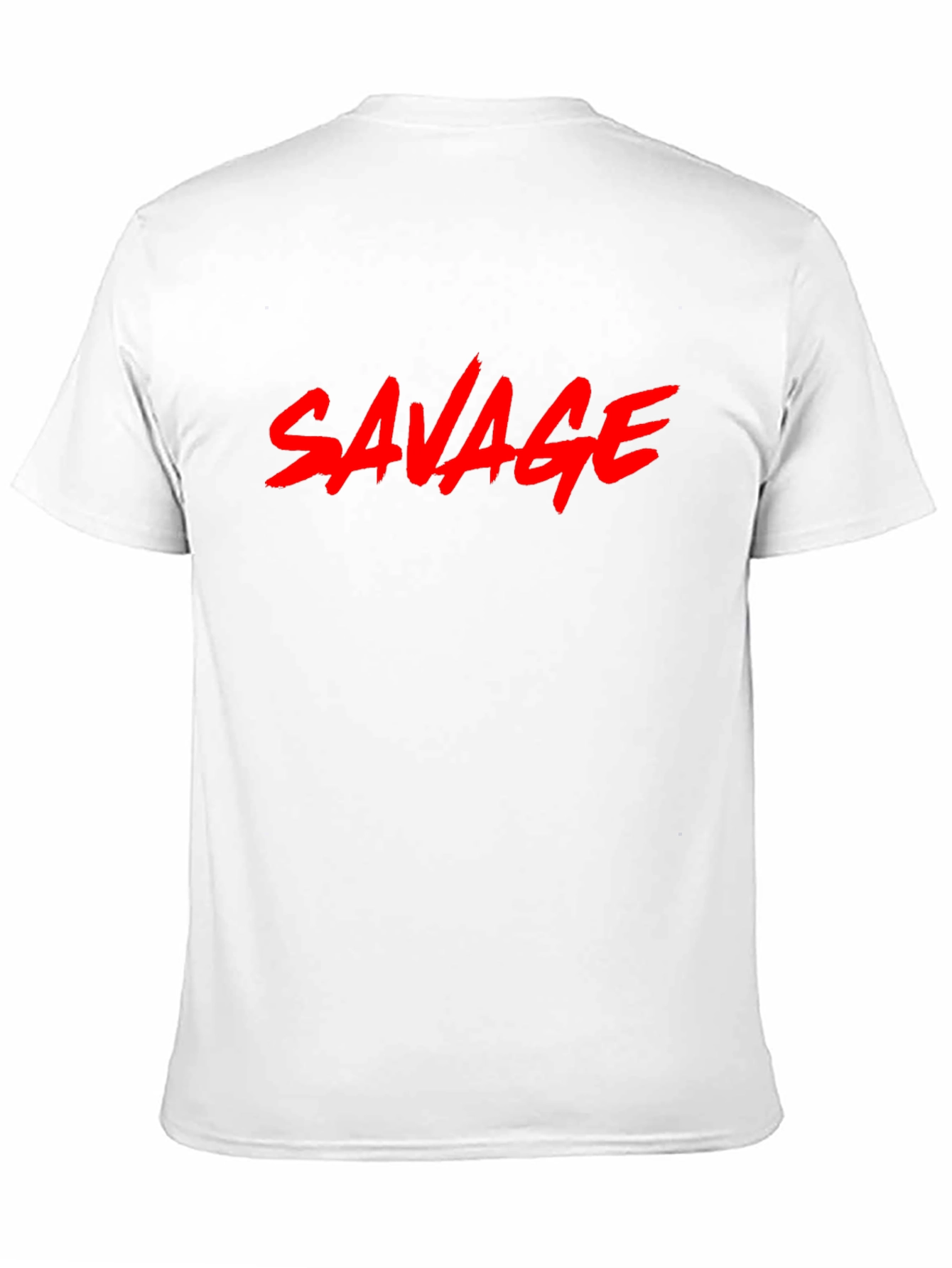 Savage Graphic T-Shirt - Bold Red Print