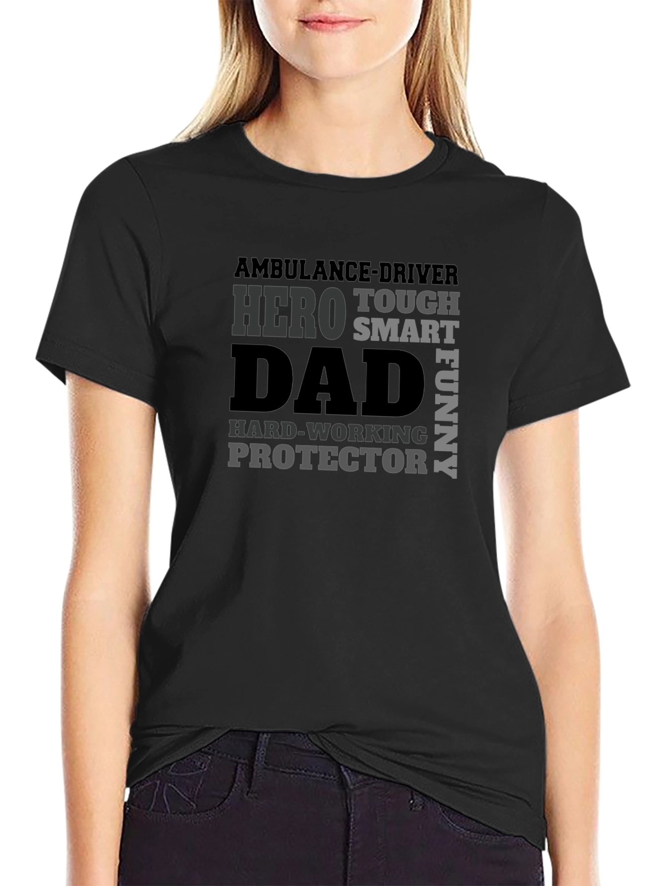 Hero Dad T-Shirt - Ambulance Driver Fathers Day Gift