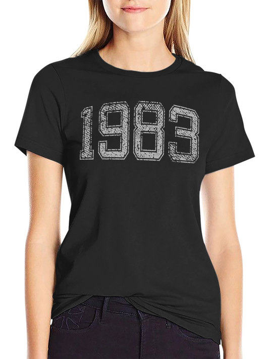 Vintage 1983 Graphic Tee - Classic Birthday Gift
