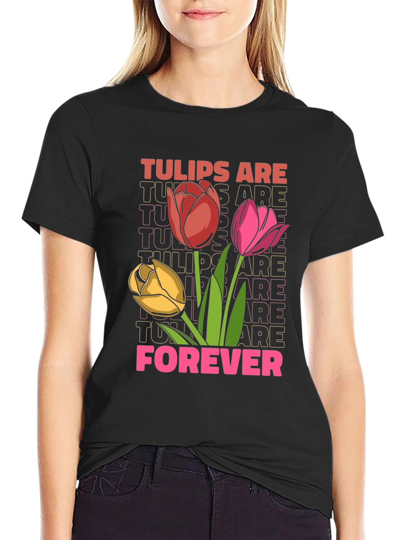 Tulips Are Forever Graphic Tee