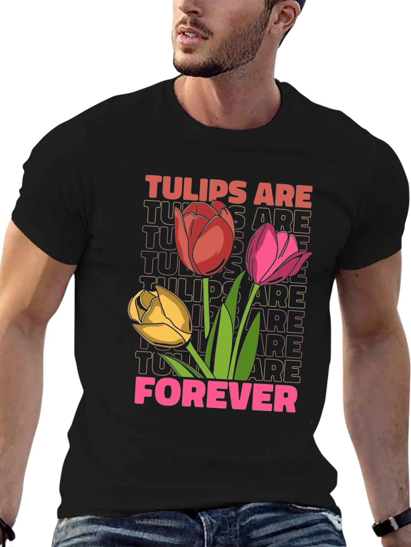 Tulips Are Forever Graphic Tee