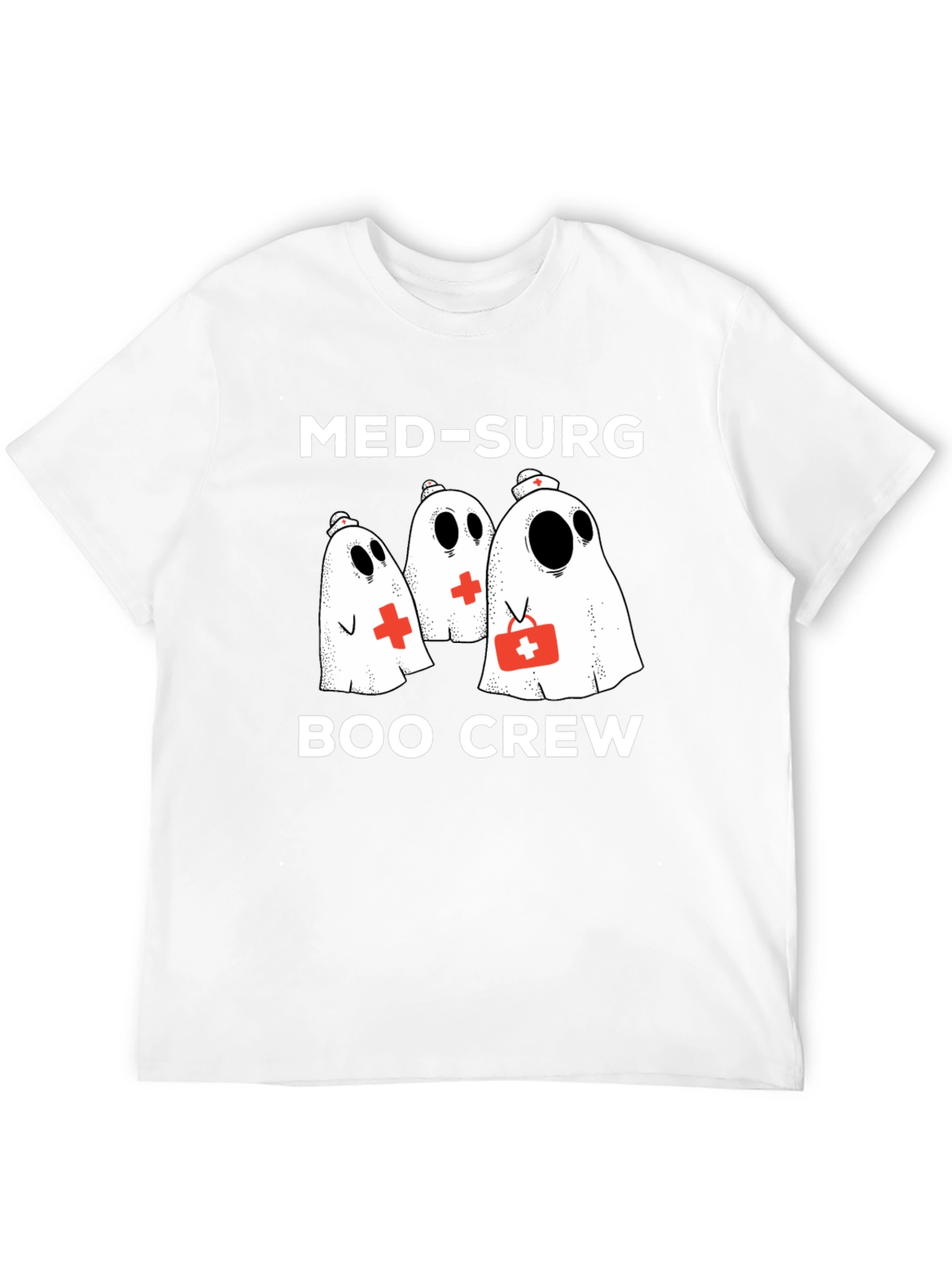Med-Surg Boo Crew Black T-Shirt