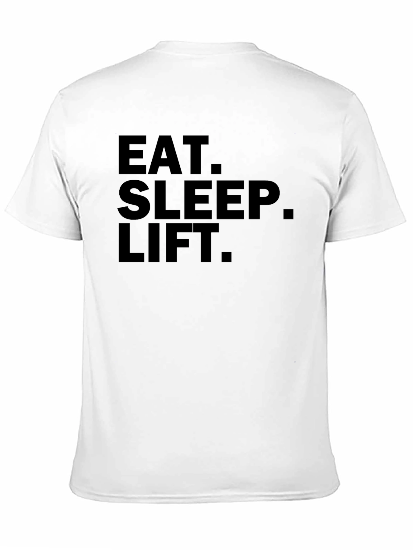 Eat. Sleep. Lift. Graphic Black T-Shirt