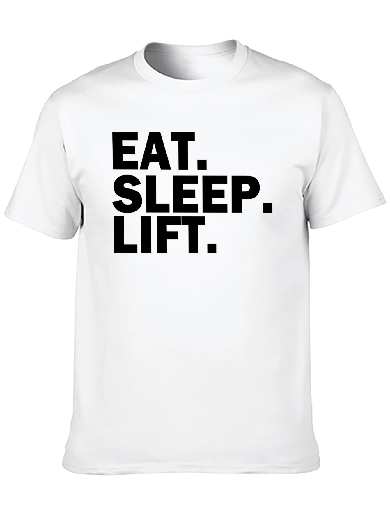 Eat. Sleep. Lift. Graphic Black T-Shirt
