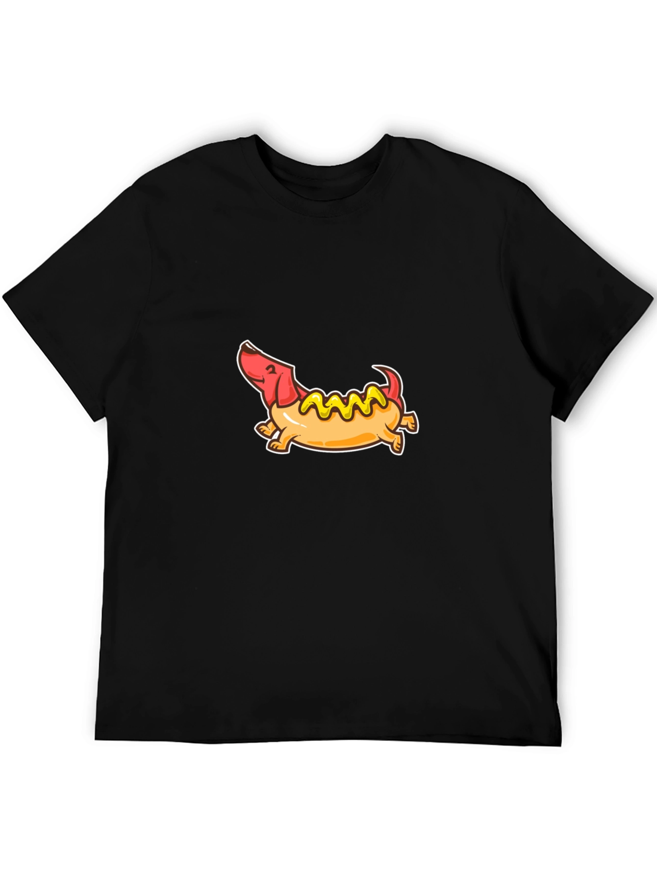 Funny Hot Dog Dachshund Graphic Tee