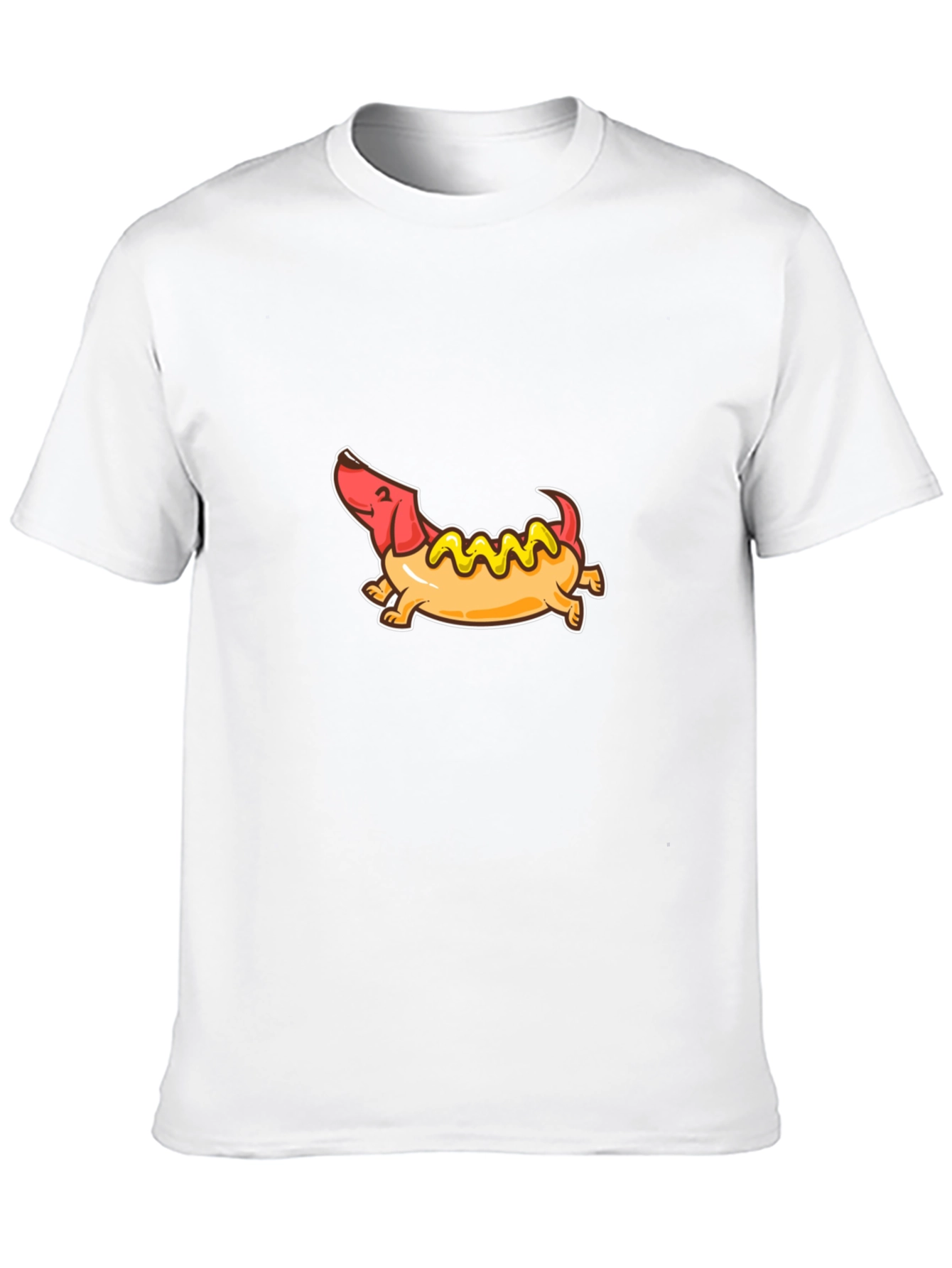 Funny Hot Dog Dachshund Graphic Tee