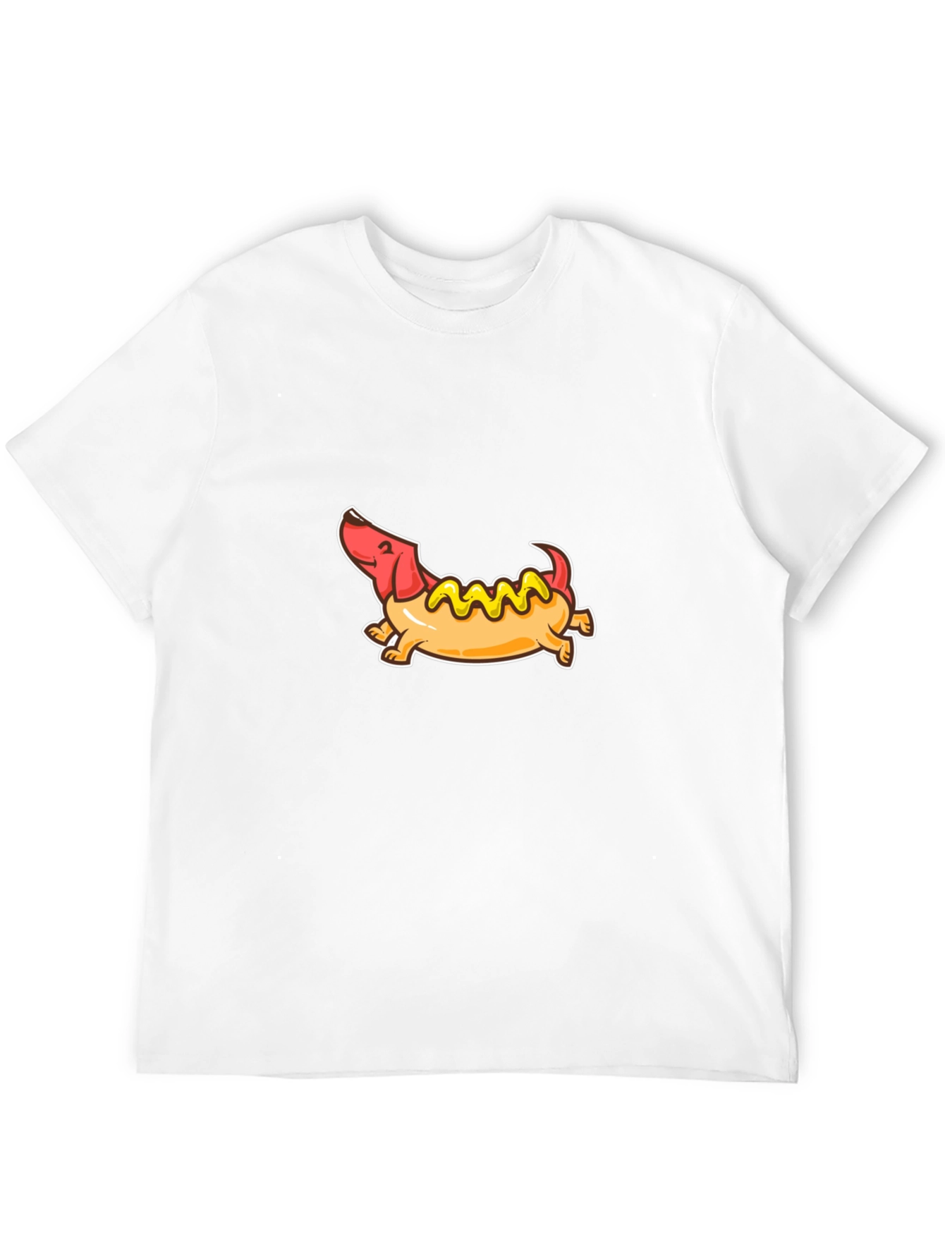 Funny Hot Dog Dachshund Graphic Tee