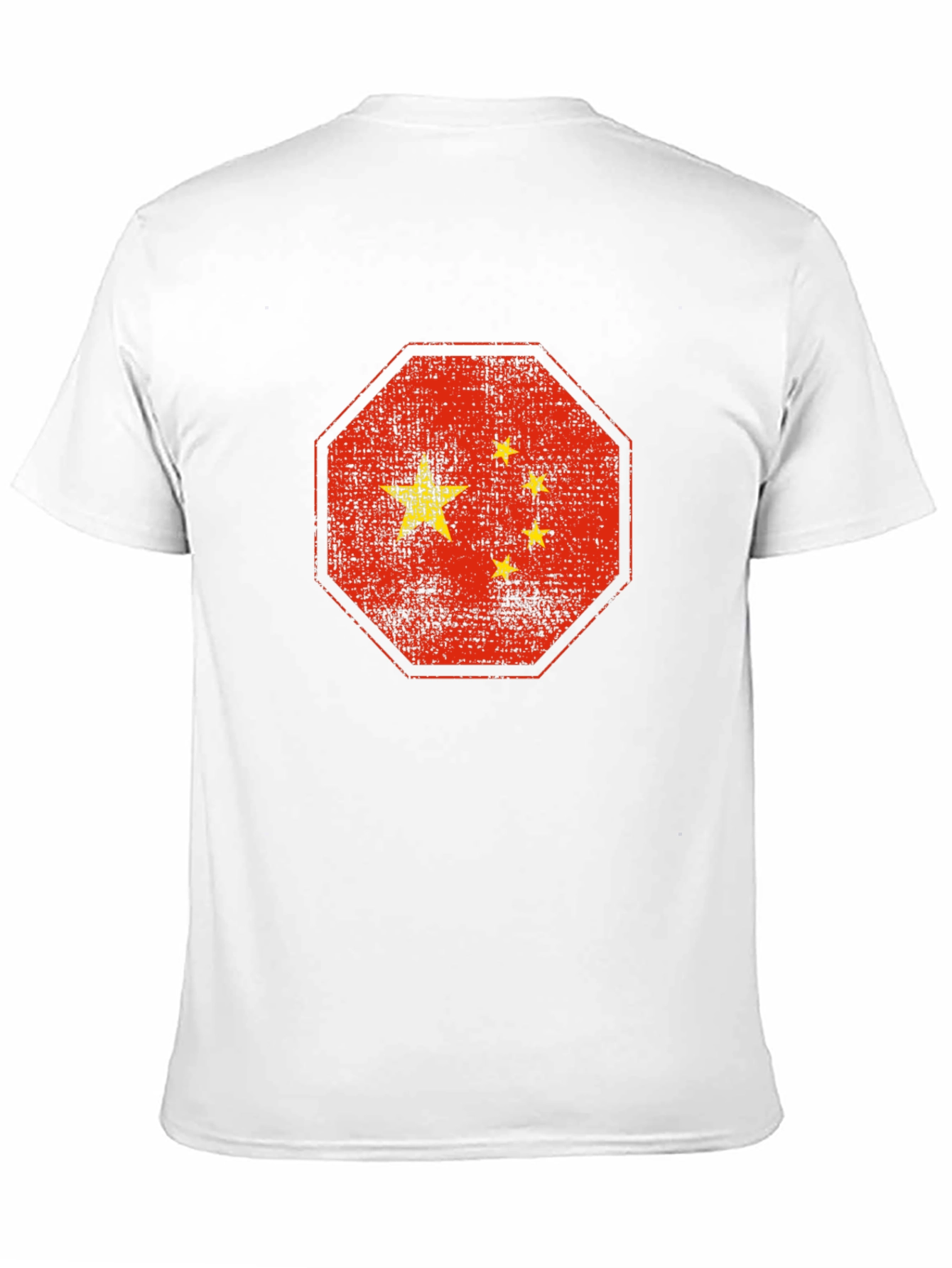 China Flag Graphic T-Shirt - Black