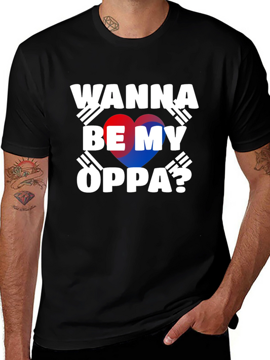 Wanna Be My Oppa? K-Drama Heart T-Shirt