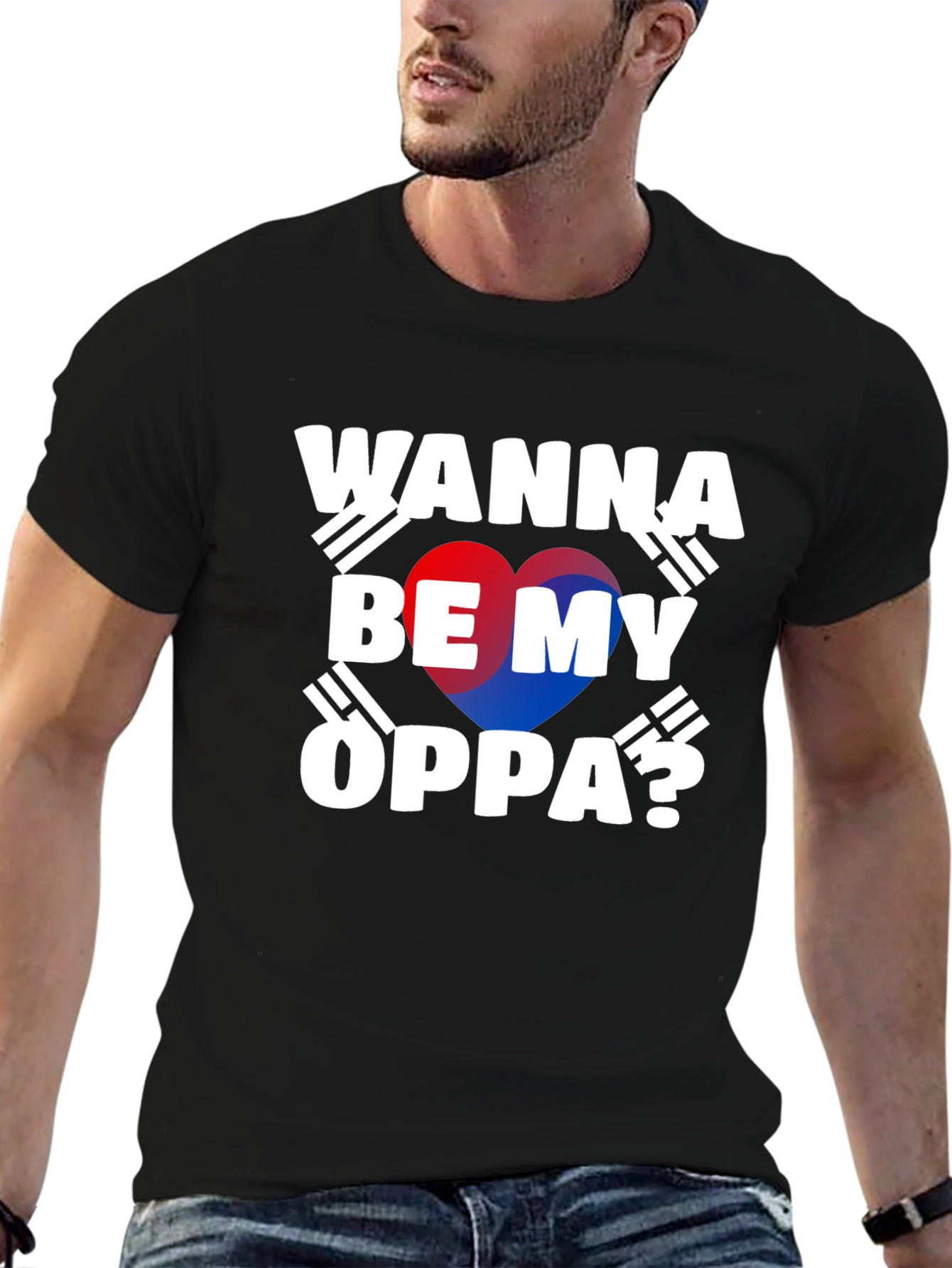 Wanna Be My Oppa? K-Drama Heart T-Shirt