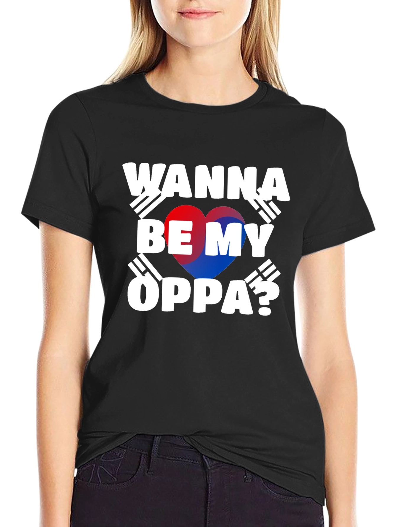 Wanna Be My Oppa? K-Drama Heart T-Shirt