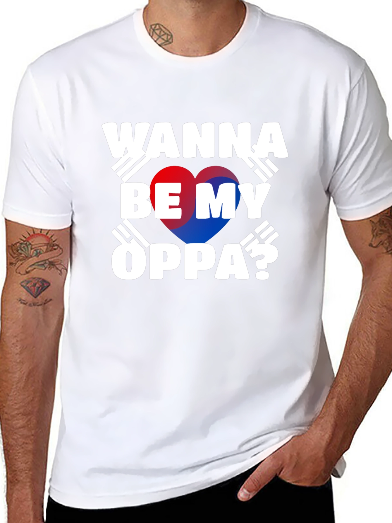 Wanna Be My Oppa? K-Drama Heart T-Shirt