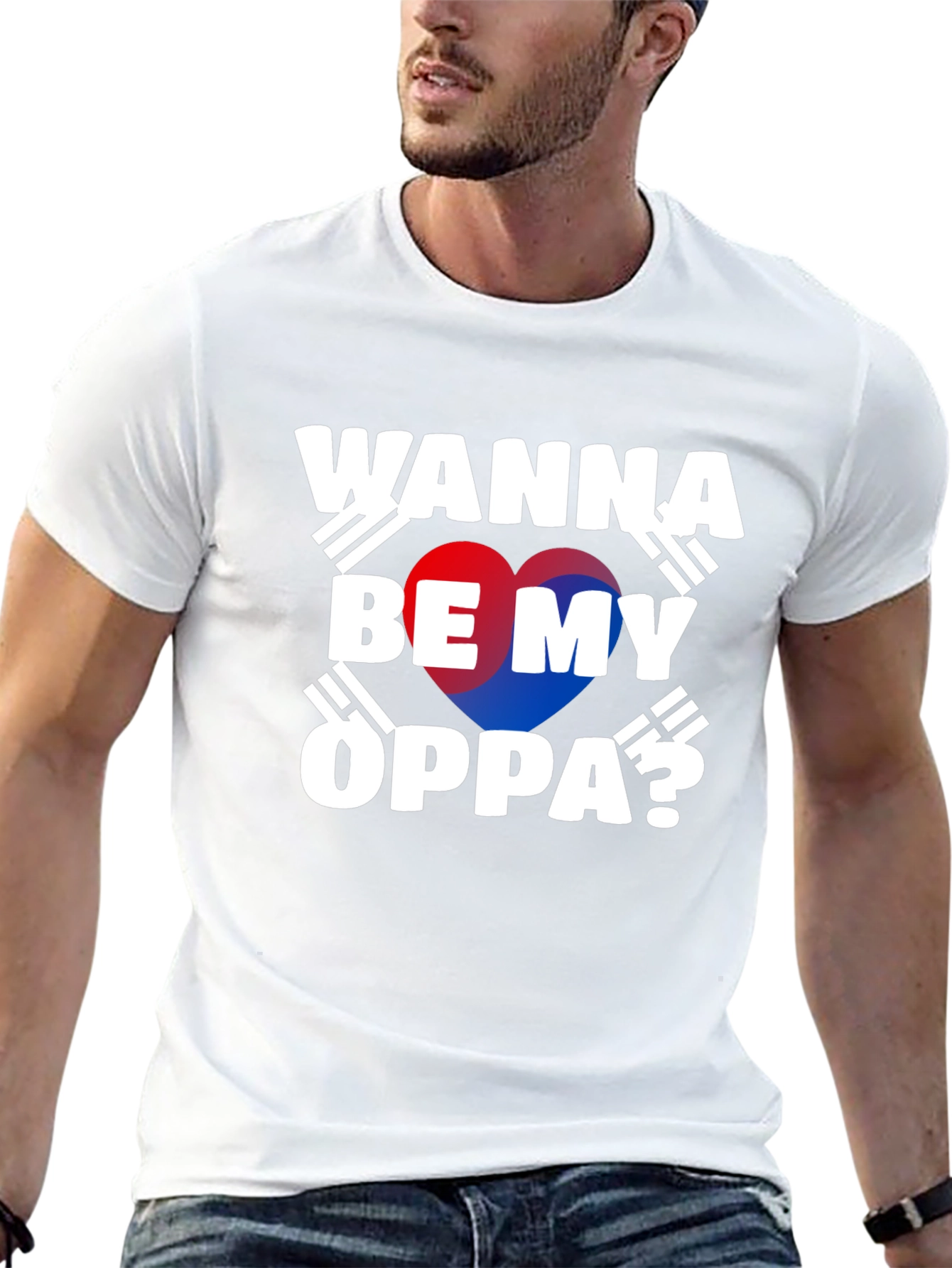 Wanna Be My Oppa? K-Drama Heart T-Shirt
