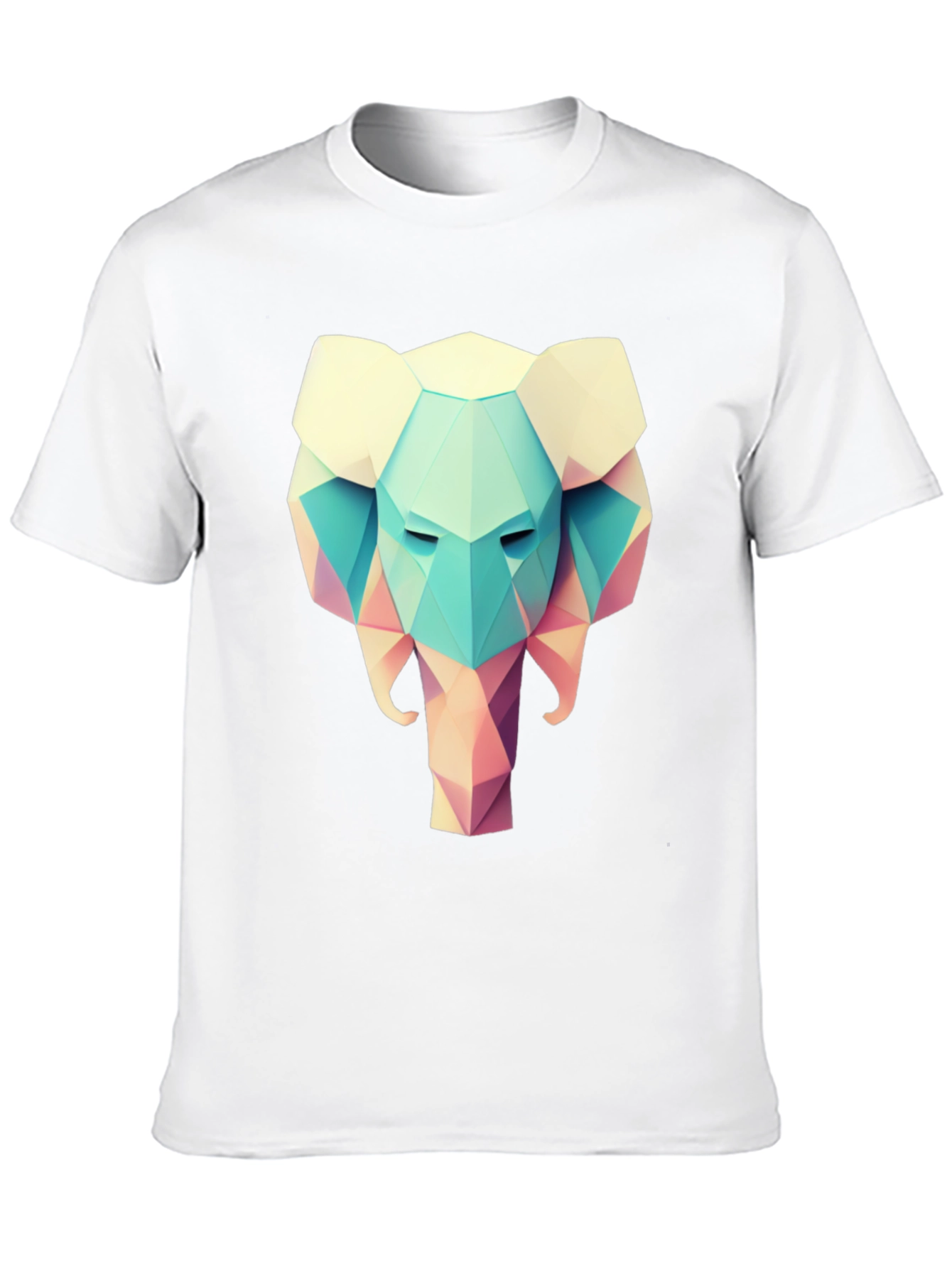 Geometric Elephant T-Shirt - Stylish Graphic Tee