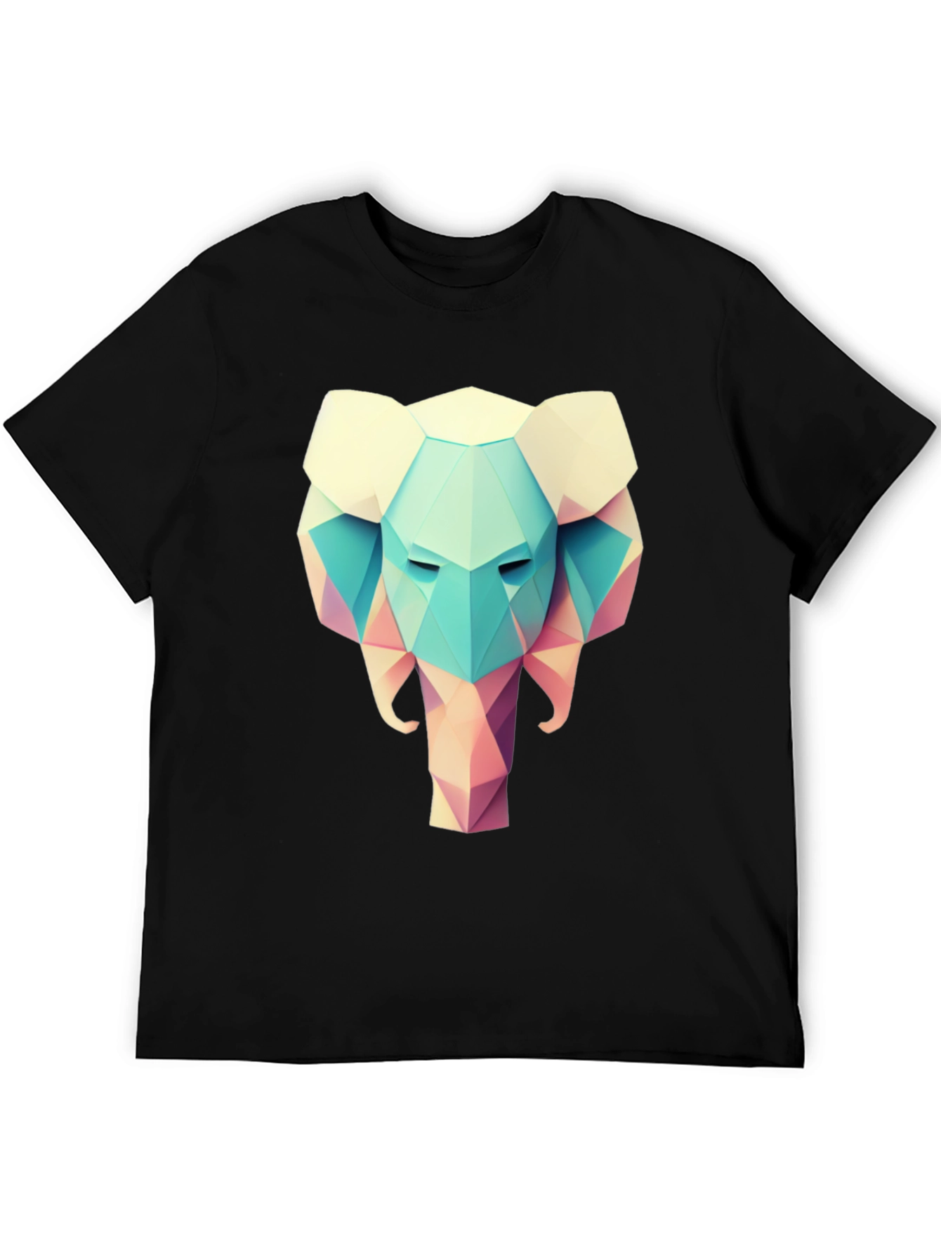 Geometric Elephant T-Shirt - Stylish Graphic Tee