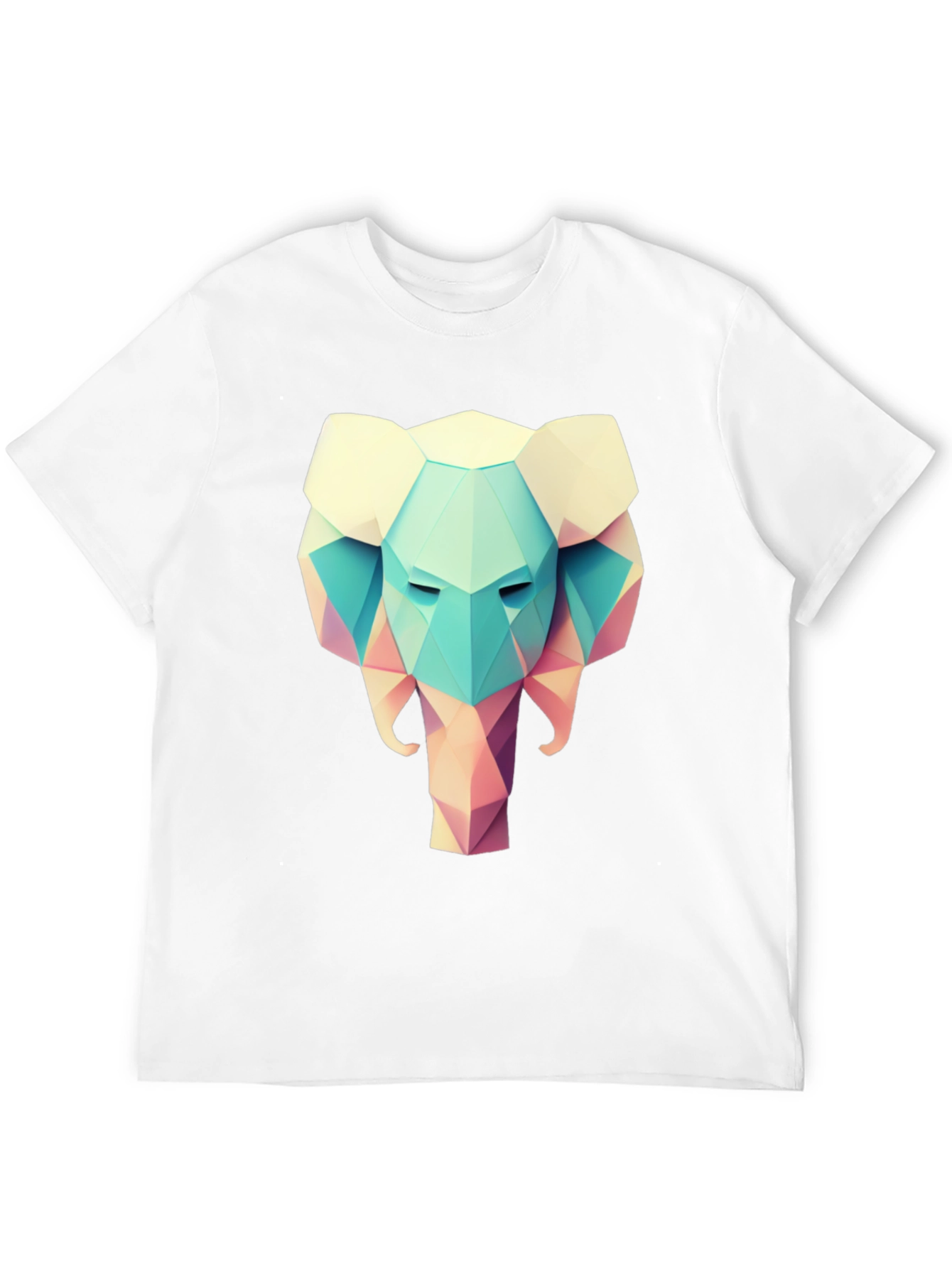 Geometric Elephant T-Shirt - Stylish Graphic Tee