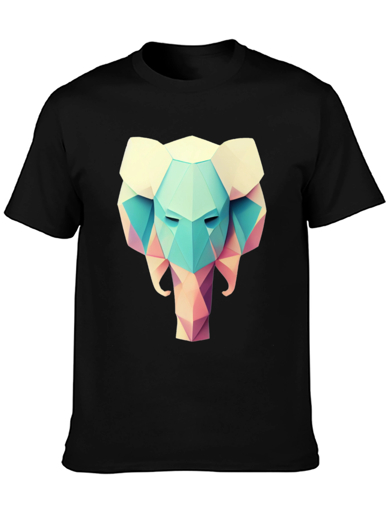 Geometric Elephant T-Shirt - Stylish Graphic Tee