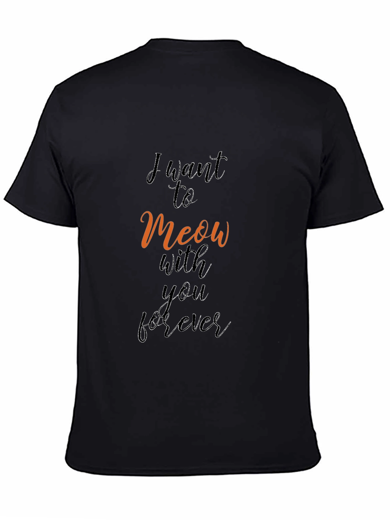 Meow Forever Graphic Tee - Soft & Stylish