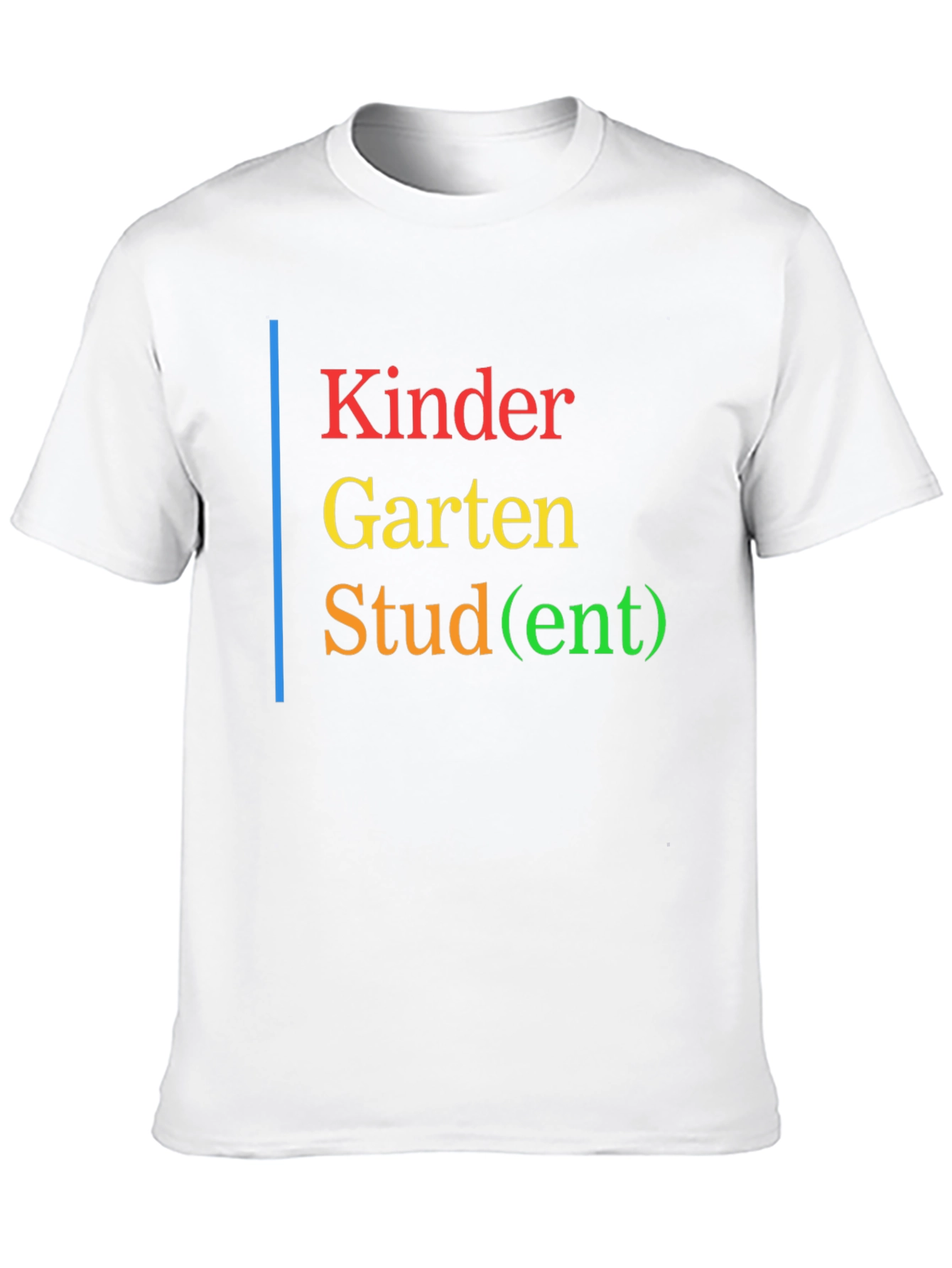 Kindergarten Stud(ent) Black T-Shirt