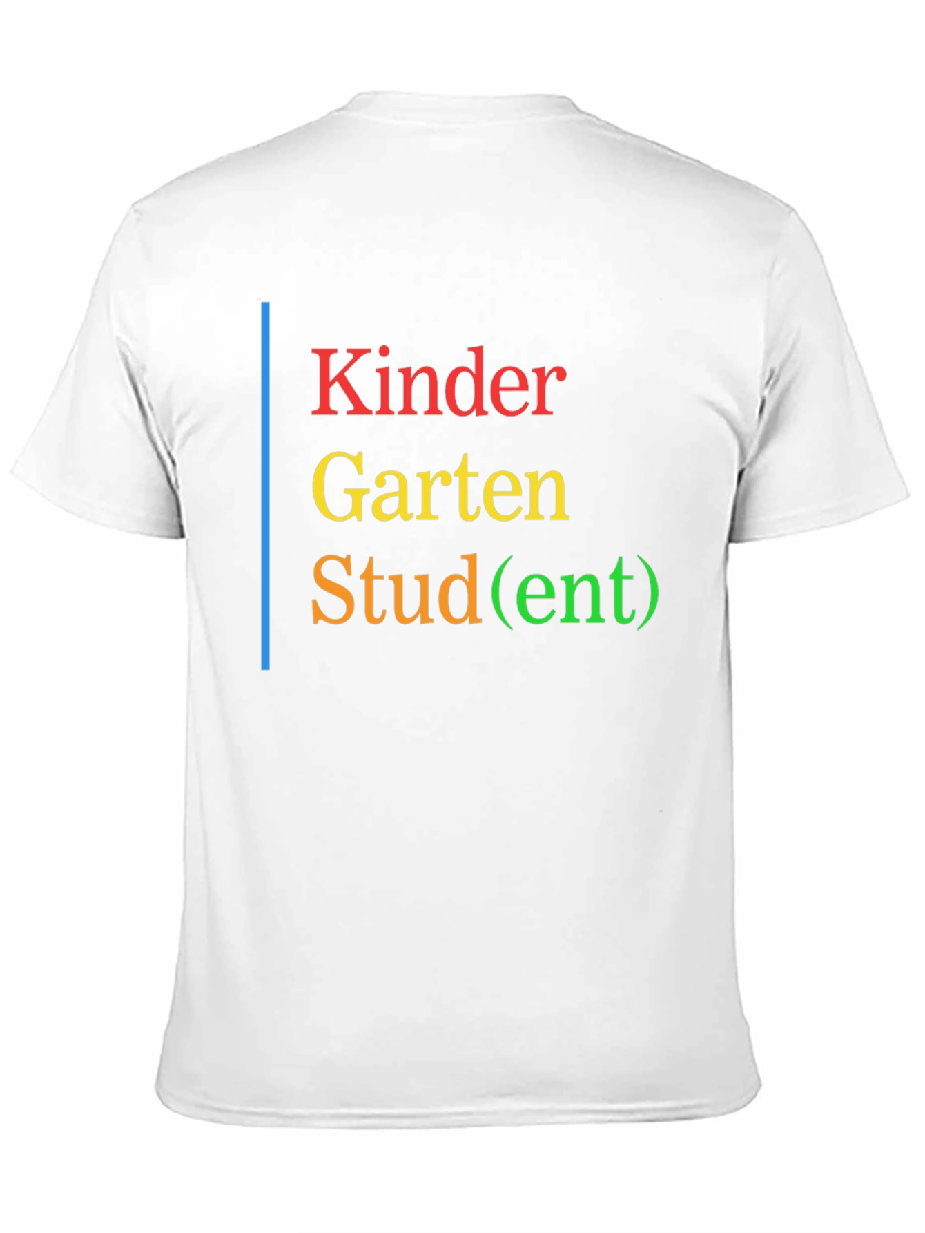 Kindergarten Stud(ent) Black T-Shirt