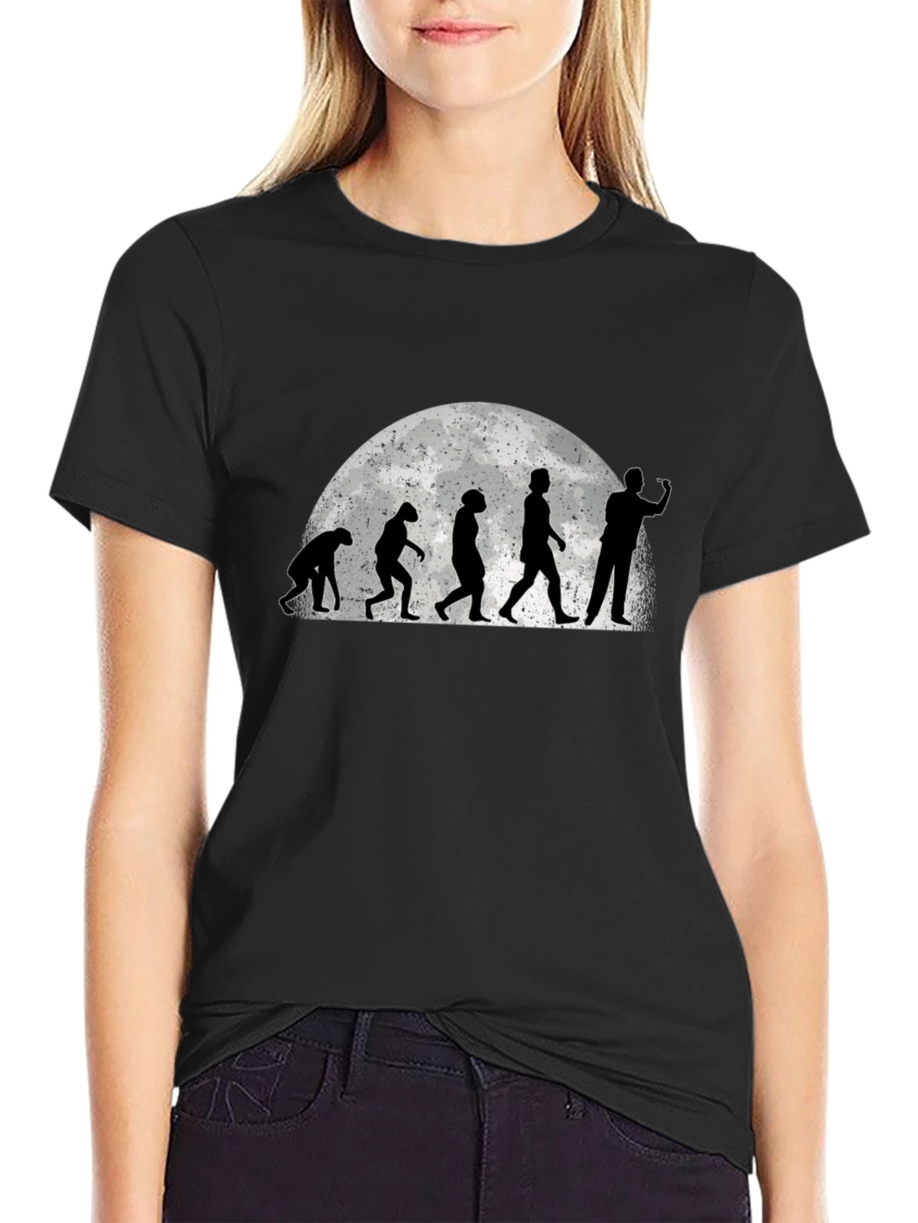 Evolution Graphic Tee - Soft Cotton Crew Neck