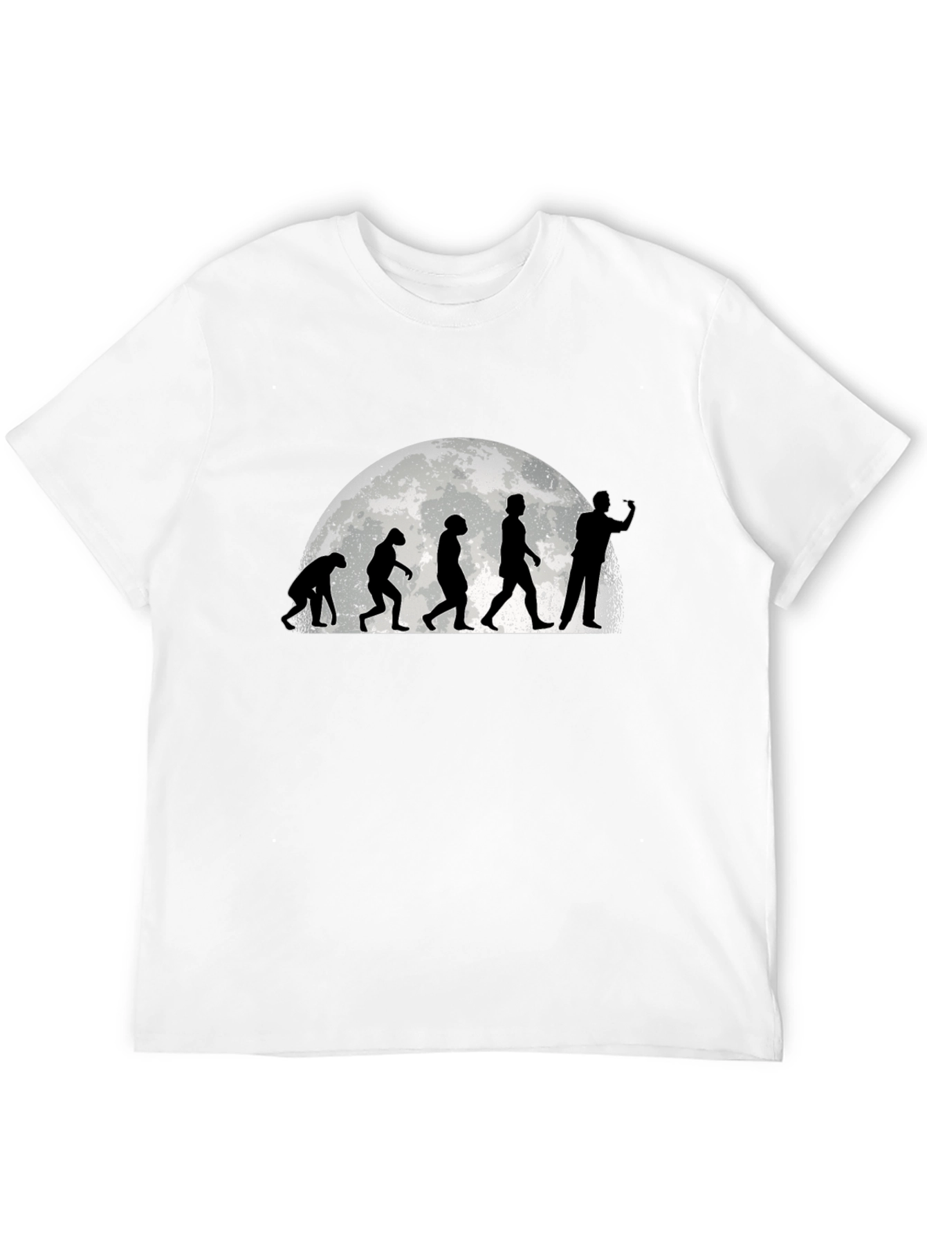 Evolution Graphic Tee - Soft Cotton Crew Neck