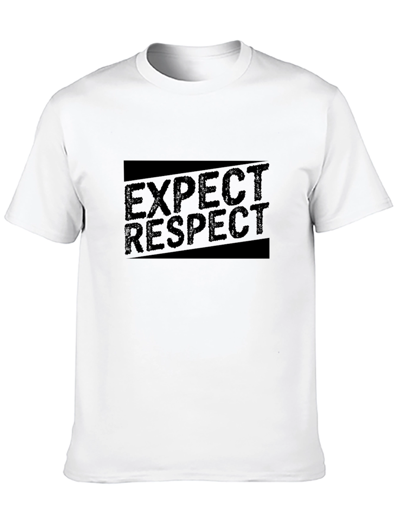 Expect Respect Black Graphic T-Shirt