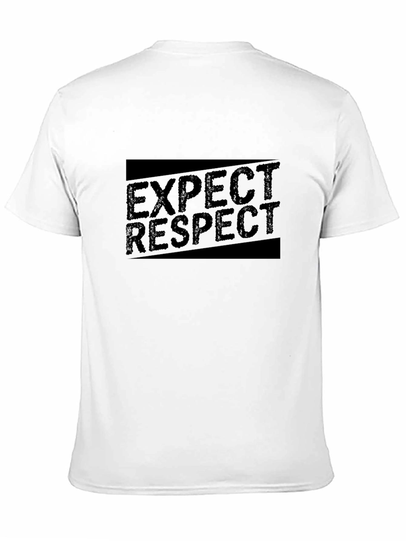 Expect Respect Black Graphic T-Shirt