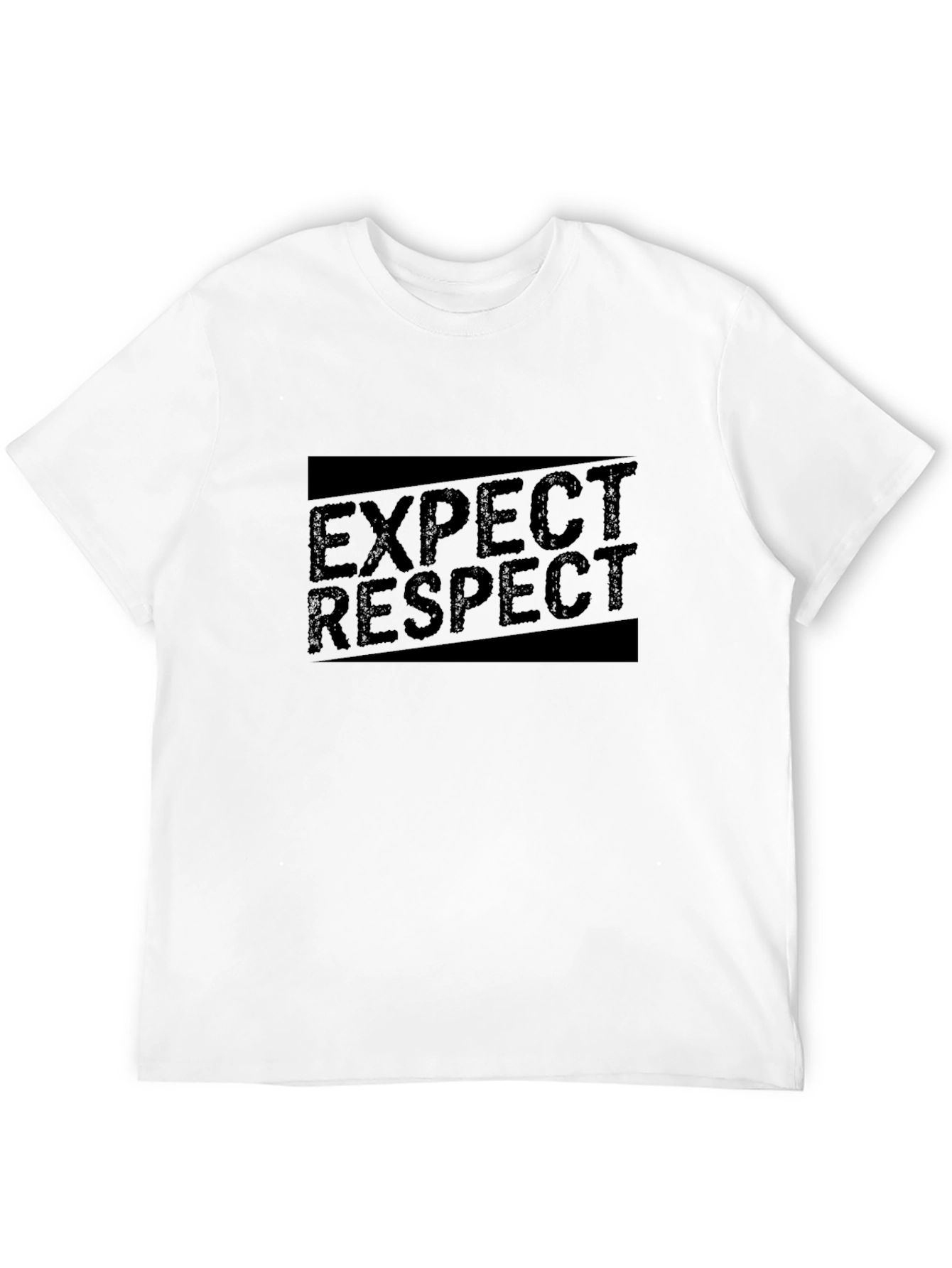 Expect Respect Black Graphic T-Shirt