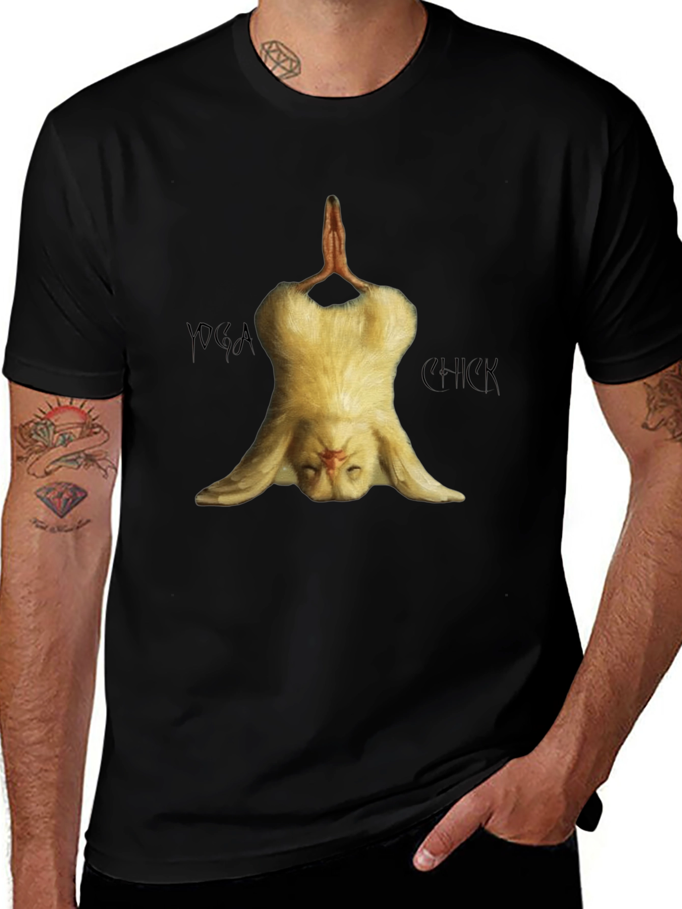 Yoga Chick Black T-Shirt