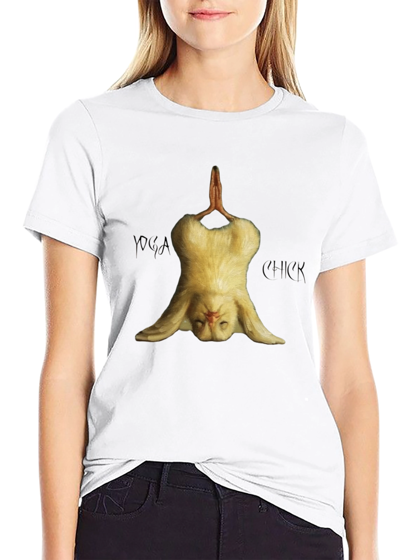 Yoga Chick Black T-Shirt