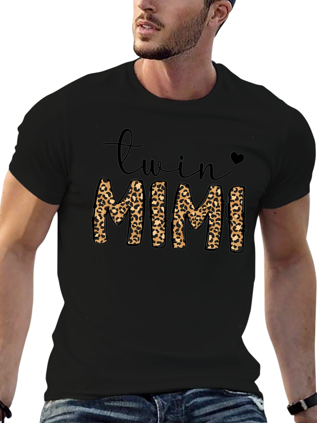 Twin Mimi Leopard Print T-Shirt