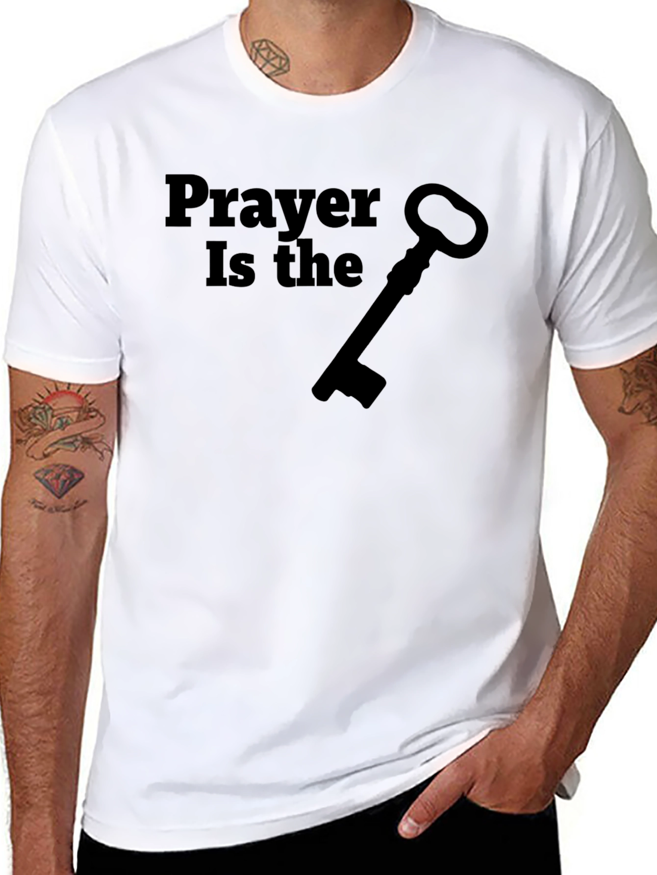 Prayer Is The Key Graphic T-Shirt