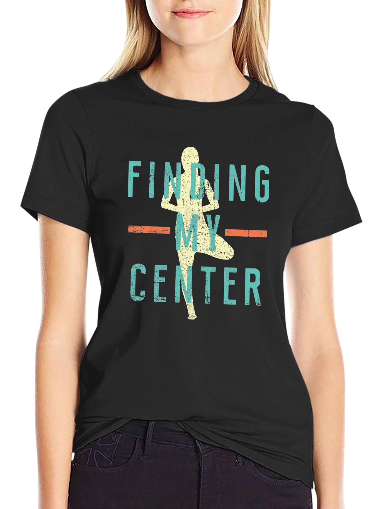 Finding My Center Yoga T-Shirt - Relaxed Fit