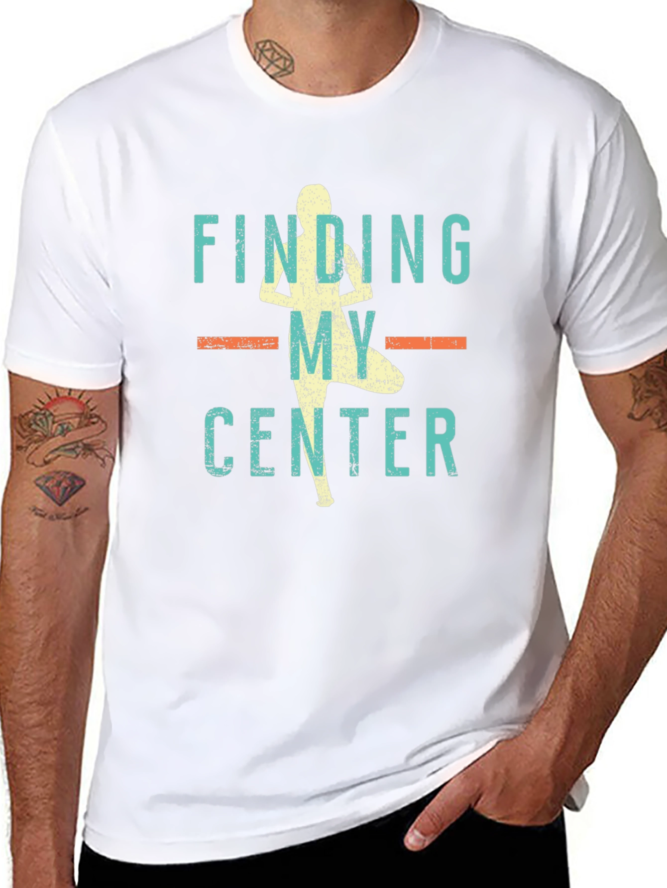 Finding My Center Yoga T-Shirt - Relaxed Fit