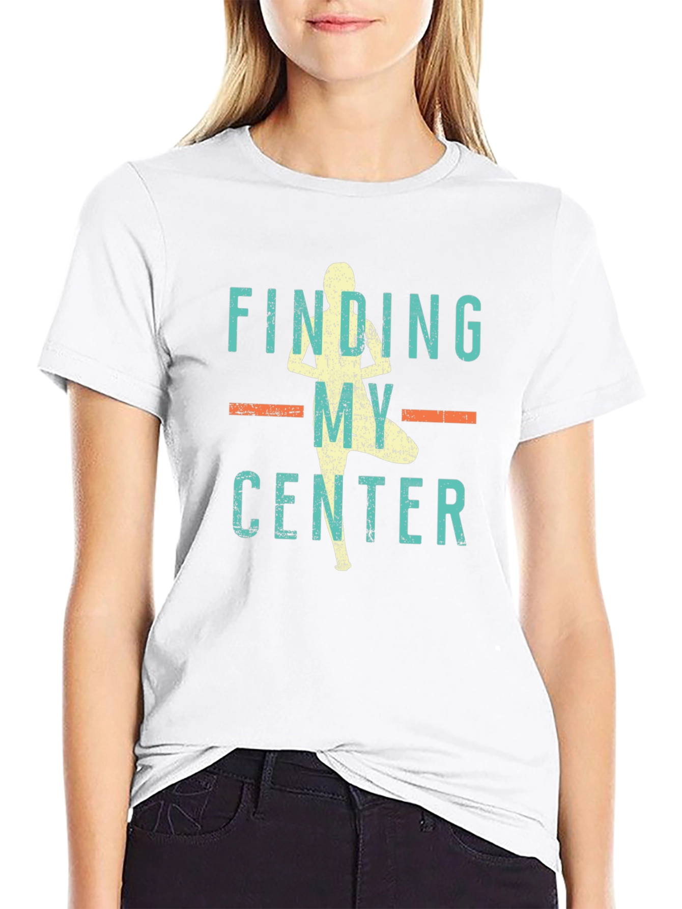 Finding My Center Yoga T-Shirt - Relaxed Fit