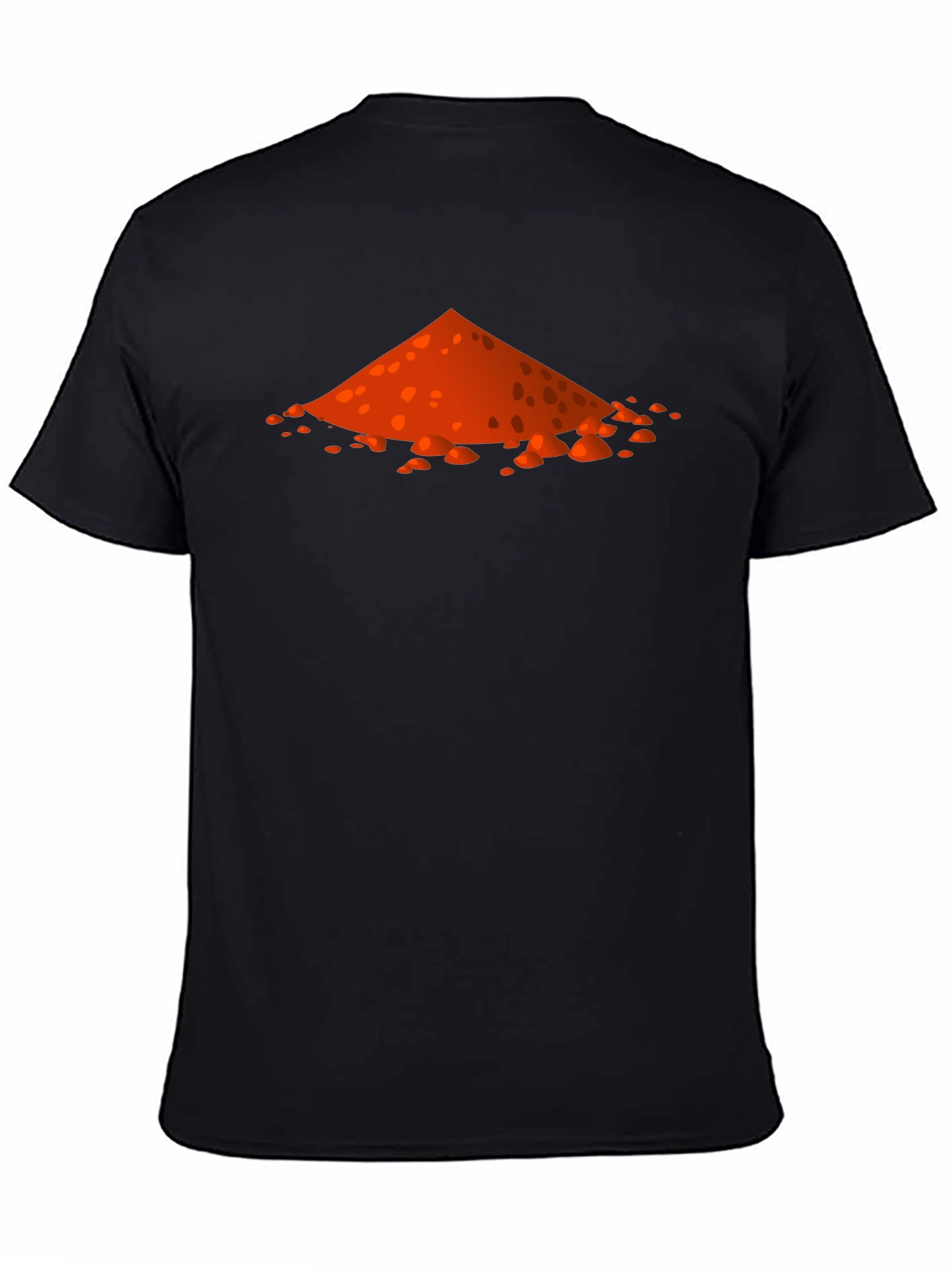 Red Sand Graphic Black T-Shirt