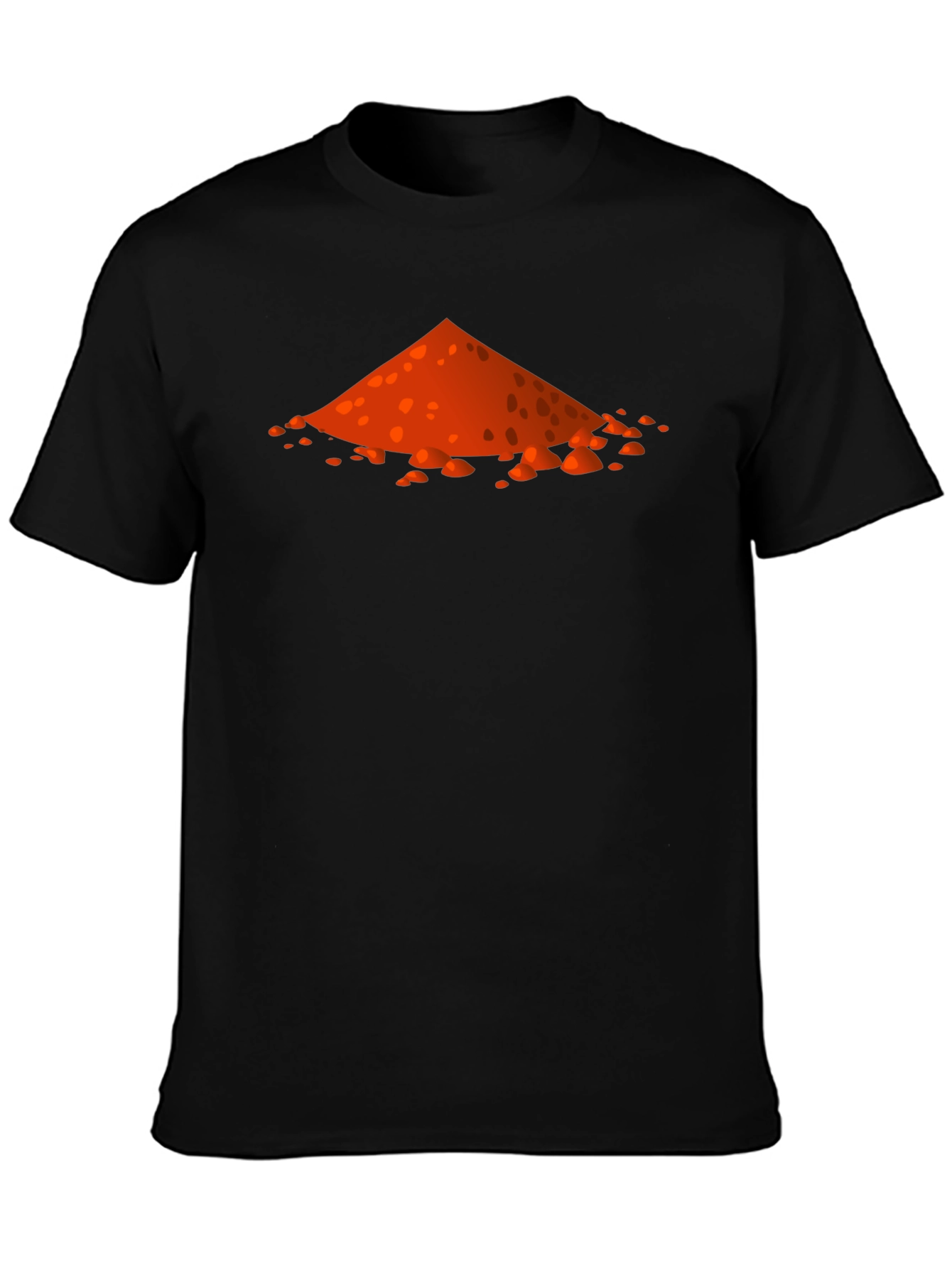 Red Sand Graphic Black T-Shirt